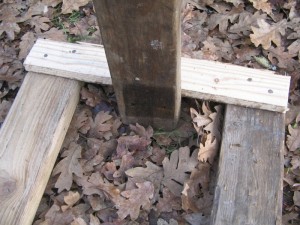Firewood Rack Upright Piece